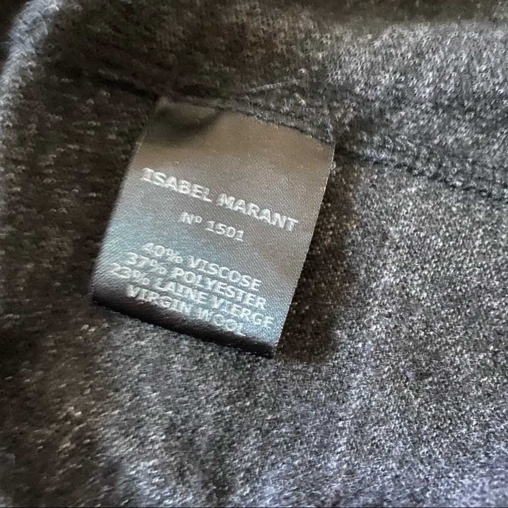 ISABEL MARANT ETOILE sz 0 XS Knit Mini SKIRT Gray - Picture 6 of 7